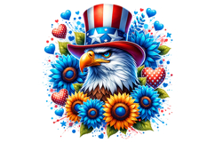 Cute Eagle Clipart - PNG File Product Image 1