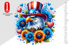 Cute Eagle Clipart - PNG File Product Image 2