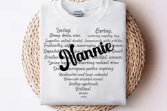 Nannie Heart Shape SVG, Mother's Day Heart, Mother's Day SVG Product Image 1