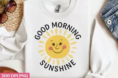 Good morning sunshine PNG, Retro Positive Sublimation PNG Product Image 2