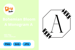 Bohemian Bloom Monogram Product Image 1