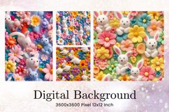 Easter Egg Background Backdrop Wallpaper Wall Art Product Image 1