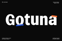 Gotuna - Bold Branding Sans Font Product Image 1
