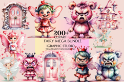 Fairy Mega Clipart Bundle, Fantasy Clipart, Huge Bundle Product Image 1