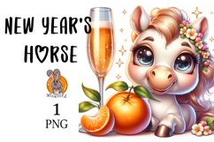 New Year&#039;s horse Product Image 1