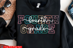 Fourth Grade Svg Teacher Shirt Png Fourt Product Image 1