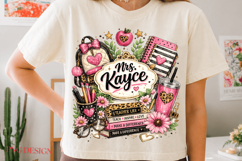 Personalized Teacher PNG, Custom Teacher Name Sublimation, Product Image 2