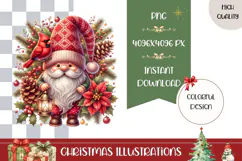 Santa Claus Illustration, Cartoon Christmas Santa Claus PNG Product Image 1
