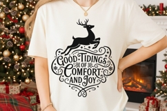 Good Tidings Of Comfort And Joy Svg, Farmhouse Christmas Svg Product Image 2