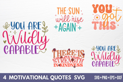 Motivational Quotes Designs SVG Product Image 1