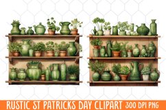 Rustic St Patricks Day Clipart, St. Patrick&#039;s Day Clipart Product Image 1
