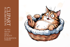 Grumpy Cat watercolor clipart sublimation Product Image 1
