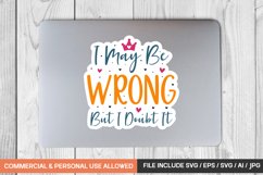 Sarcastic Sticker Svg Design, Sarcastic Svg Design Product Image 1