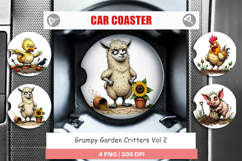 Car Coaster Garden Grumps Product Image 1