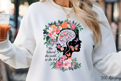 She believed she could so she did PNG, Motivation Sublimatio Product Image 2