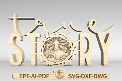 Multilayer Jesus Story True Story Scene Art SVG Product Image 1
