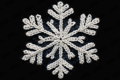 Neon Blue Gold Abstract Christmas Frame on Black Product Image 1