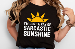 I&#039;m just a ray of Sarcastic Sunshine SVG | Quotes| SVG Product Image 2