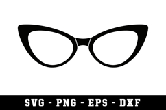 Eye Glasses SVG | SVG Cut files | Cricut Product Image 1