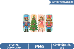 Nutcracker Ballet Christmas Sublimation, Christmas Png Product Image 1