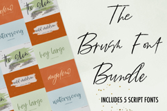 The Brush Font Bundle Product Image 1