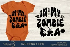 In My Zombie Era SVG PNG Sublimation|Fall Vibes |Halloween Product Image 1