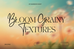 Soft Focus Floral Grain Texture Backgrounds Product Image 1