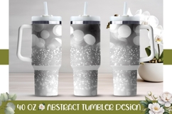 White Tumbler Sublimation, White 40 Oz Tumbler PNG Product Image 1