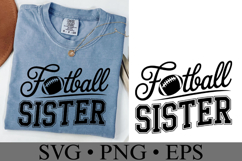 Football Sister Svg | Game Day Svg | Sport Svg | Shirt Svg Product Image 2
