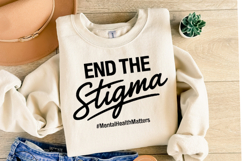 End the Stigma Svg Design | Svg Cut Files | Shirt Svg Product Image 2