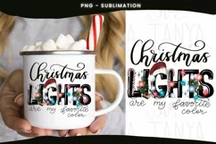 Christmas Lights Png | My Favorite Color | Hand Drawn Xmas Product Image 2