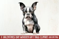 Valentine Pet Dogs Clipart, Valentine Pets Clipart Product Image 1