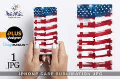 Patriotic Phone Flair: 4th of July Sublimation Design Product Image 1