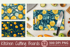 Billy Balls Blooms Cutting Boards sublimation Design Product Image 1