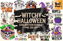 Witchy Halloween PNG Bundle 14 Product Image 1