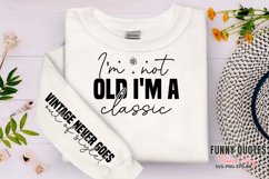 vintage never goes out of style sleeve SVG PNG Product Image 2