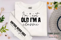 vintage never goes out of style sleeve SVG PNG Product Image 2