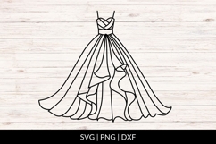 Wedding Dress SVG Product Image 1