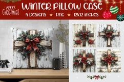 Wooden Cross Pillowcase, Christian Pillow Case Designs Product Image 1
