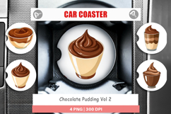 Car Coaster Chocolate Pudding Product Image 1