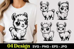 Cute Baby Yak SVG PNG Product Image 1