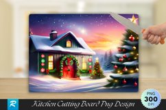 Christmas Countdown Festive Cutting Board PNG Design Product Image 1