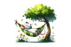 Cute Rat Clipart - PNG File Product Image 2