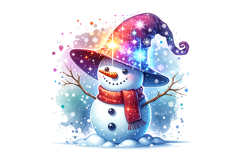 Snow Men Clipart- PNG File Product Image 1