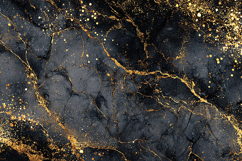 Black and Gold Marble with Glitter Effect Product Image 1