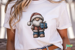 Whimsical Blue Christmas Clipart Product Image 5