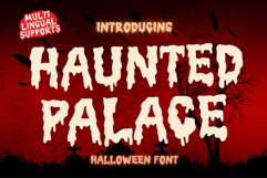 Haunted Palace is a Halloween font Product Image 1