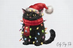 Animal Christmas Sublimation, I Believe In Santa And PNG Product Image 1