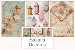 Sakura Dreams Junk Journal Pages Product Image 1