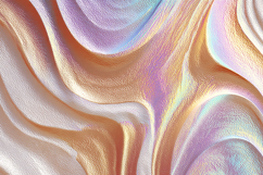 Wavy iridescent patterns &amp; hues of orange, pink, and purple Product Image 1